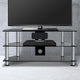 Artiss TV Stand 3 Tiers Storage Shelf Rack Tempered Glass Entertainment Unit - Mekamart Australia