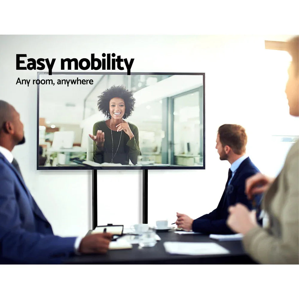 Artiss Mobile TV Stand for 32"-65" TVs Mount Bracket Portable Shelf Trolley Cart - Mekamart Australia