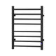 Devanti Heated Towel Rail 8 Square Bars with Timer Electric Heater Warmer Rack - Mekamart Australia