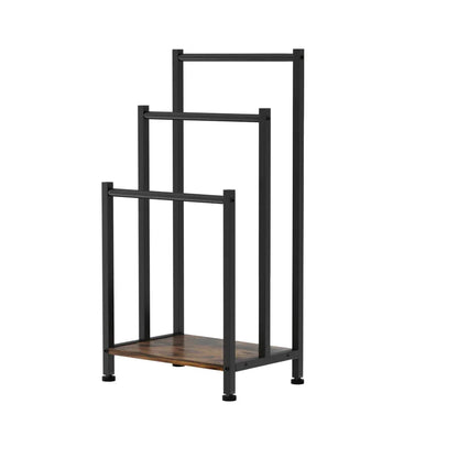 3 Tier Towel Rack Rail Freestanding Holder Bathroom Organizer Laundry Drying Bar - Mekamart Australia