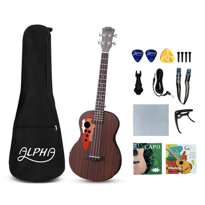 Alpha Ukulele 30 Inch with EQ 18 Frets - Mekamart Australia