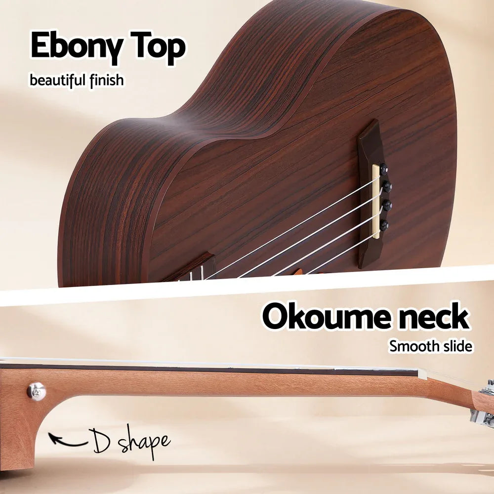 Alpha Ukulele 30 Inch with EQ 18 Frets - Mekamart Australia