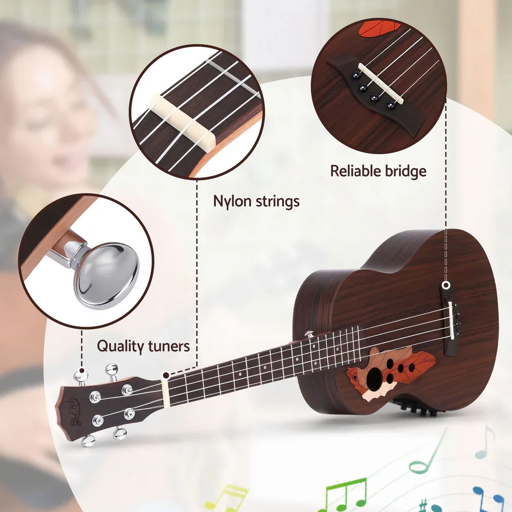 Alpha Ukulele 30 Inch with EQ 18 Frets - Mekamart Australia