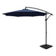 Instahut 3m Umbrella w/Base Outdoor Cantilever Beach Garden Patio Parasol Navy - Mekamart Australia