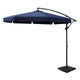 Instahut 3m Outdoor Umbrella w/Base Cantilever Garden Beach Patio Navy - Mekamart Australia