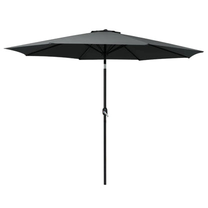 Instahut 3m Outdoor Umbrella Beach Pole Garden Patio Tilt Black - Mekamart Australia
