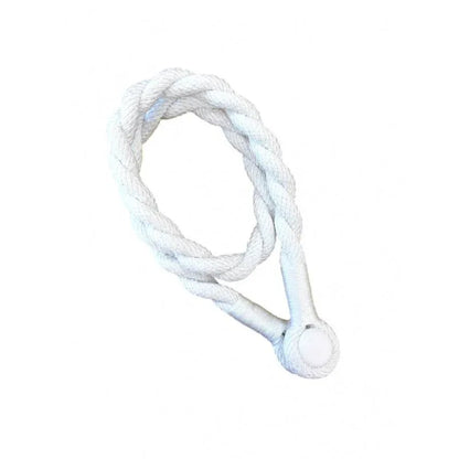 Magnetic weaved rope tieback White - Mekamart Australia