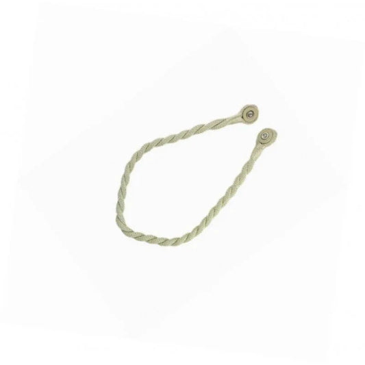 Magnetic weaved rope tieback Beige - Mekamart Australia