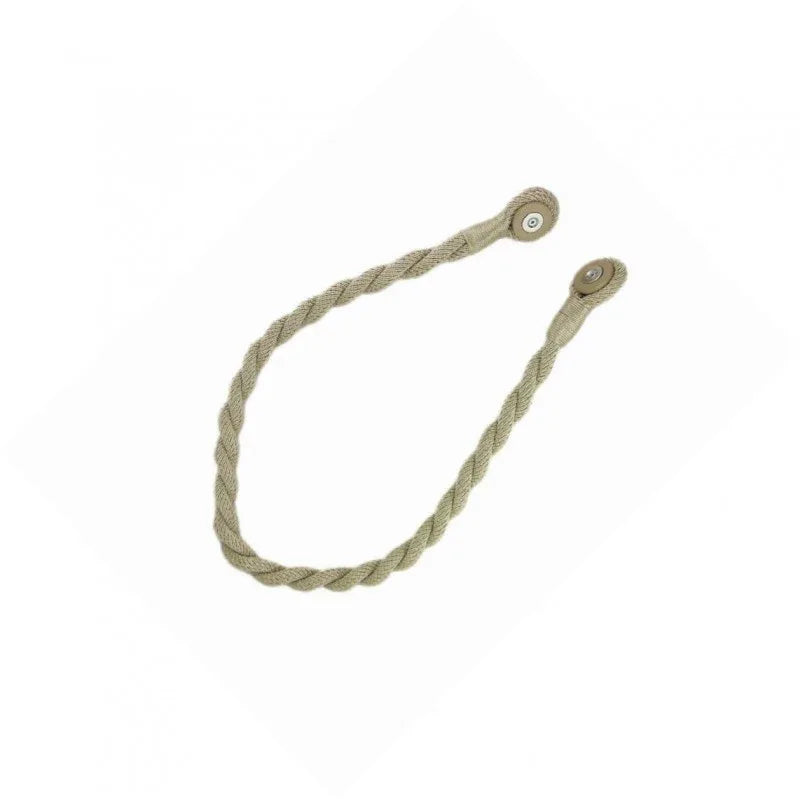 Magnetic weaved rope tieback Linen - Mekamart Australia