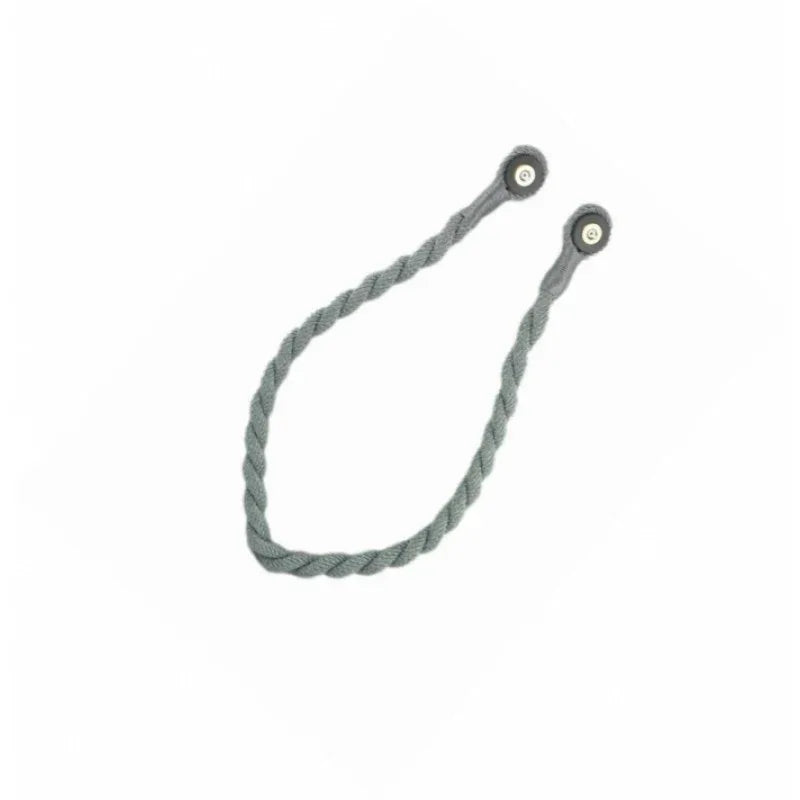 Magnetic weaved rope tieback Grey - Mekamart Australia