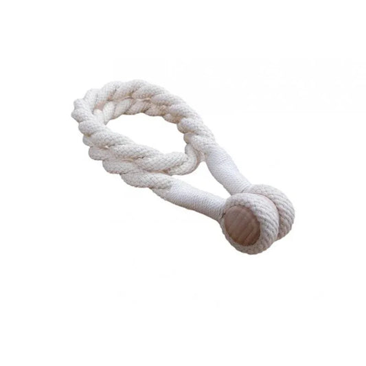 Magnetic weaved rope tieback Natural - Mekamart Australia