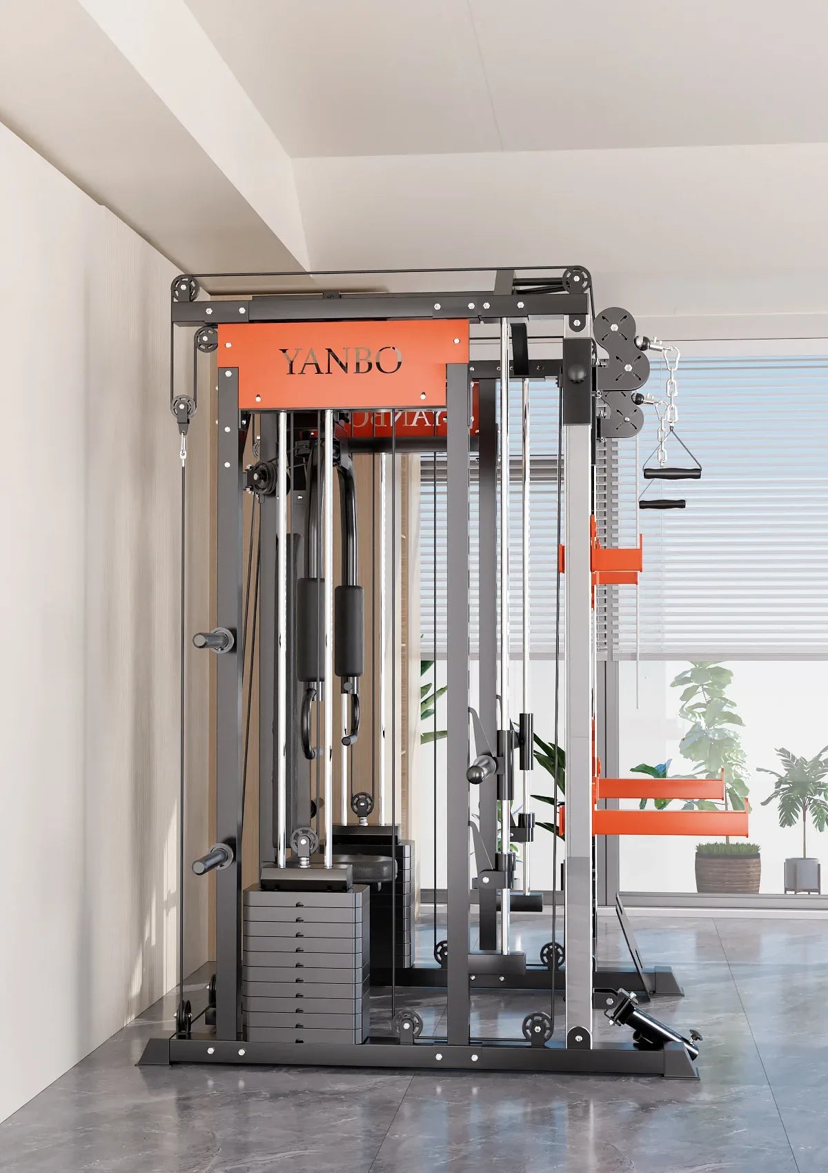 130kgs pin loaded SmartFit M1 Ultra Leg Press and Chest Fly Multi Functional Training Smith Machine Home Gym - Mekamart Australia