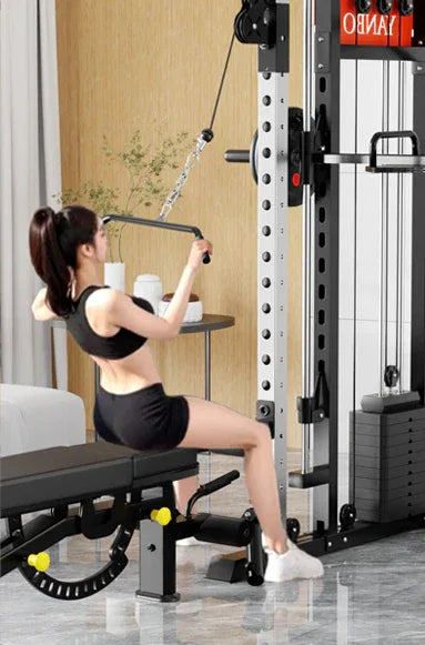 SmartFit M1 Max 130kg Pin Loaded Multi Functional Training Smith Machine Home Gym Power Rack Machine package - Mekamart Australia