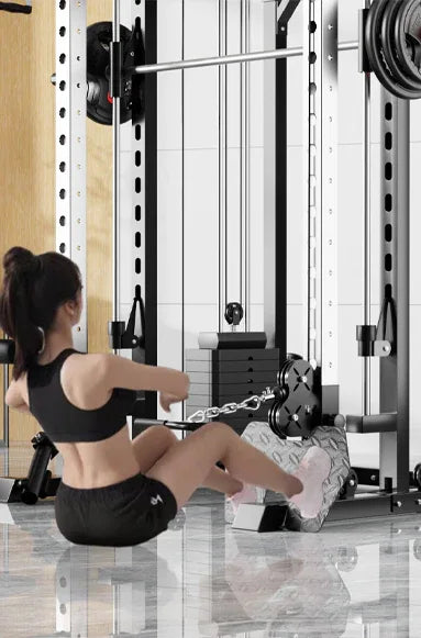 SmartFit M1 Max 130kg Pin Loaded Multi Functional Training Smith Machine Home Gym Power Rack Machine package - Mekamart Australia