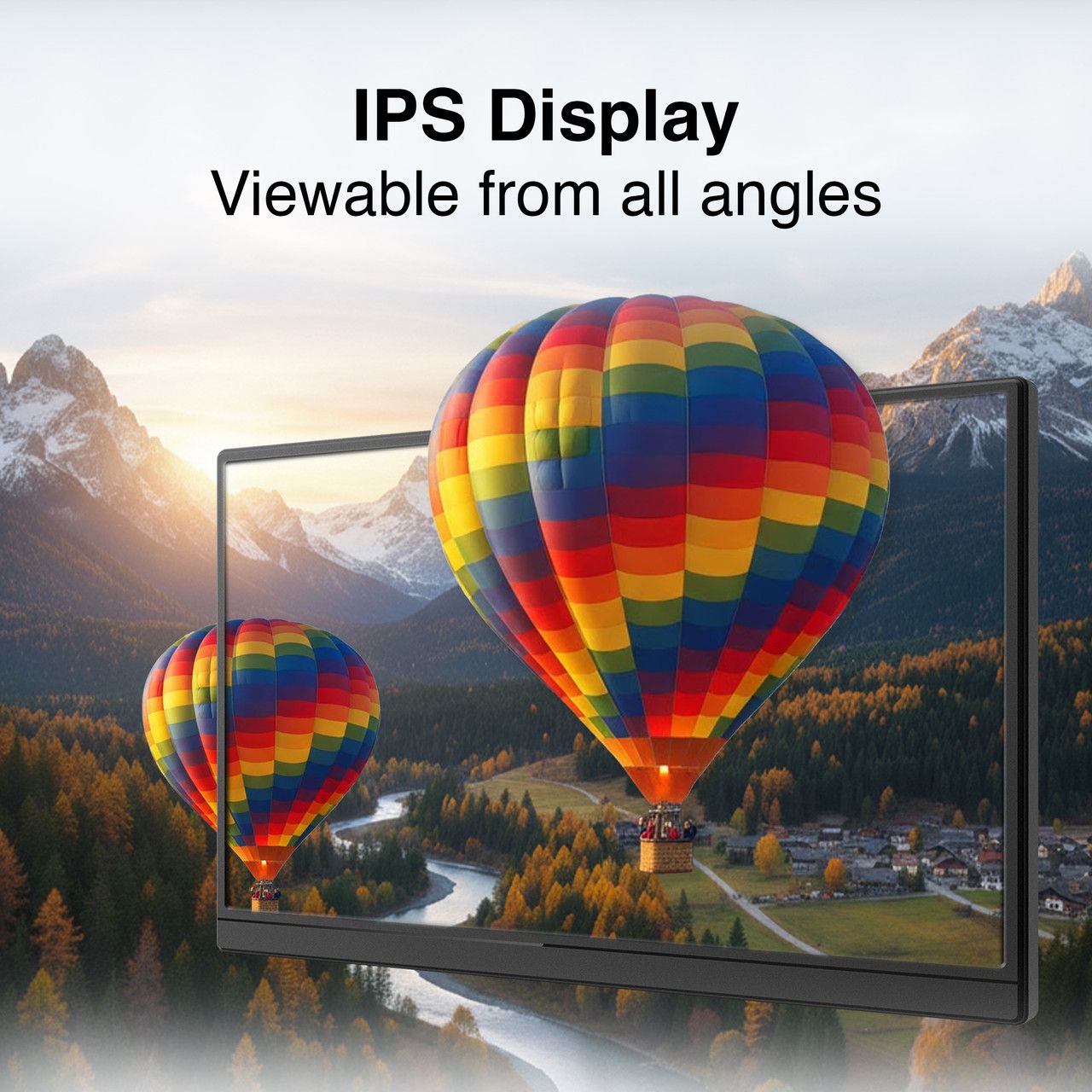 Laser 15.6 Inch Portable Monitor with USB-C and HDMI