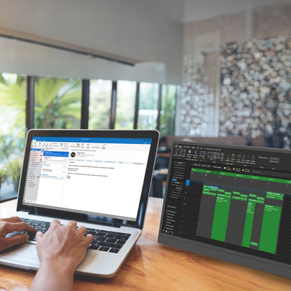 Laser 15.6 Inch Portable Monitor with USB-C and HDMI
