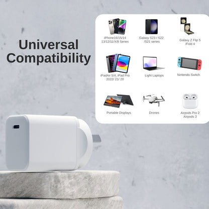 Laser ChargeCore 45W PD GaN USB-C Wall Charger