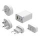 Laser 65W GaN Travel Charger with 4 Adaptors