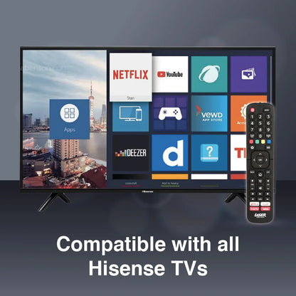 Laser Remote Control for Hisense TV Black - Mekamart Australia