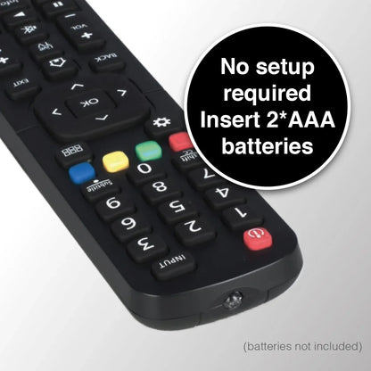 Laser Remote Control for Hisense TV Black - Mekamart Australia