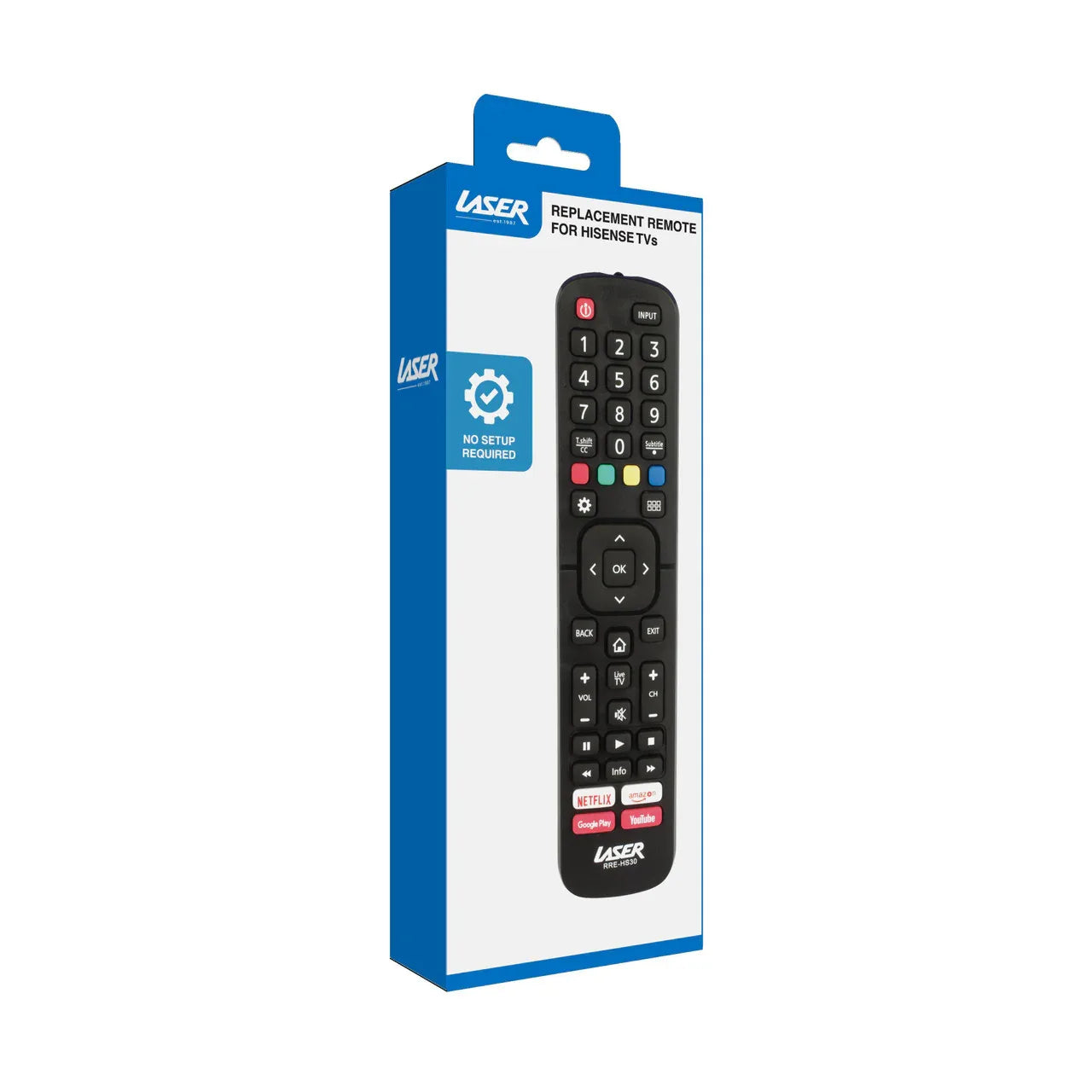 Laser Remote Control for Hisense TV Black - Mekamart Australia