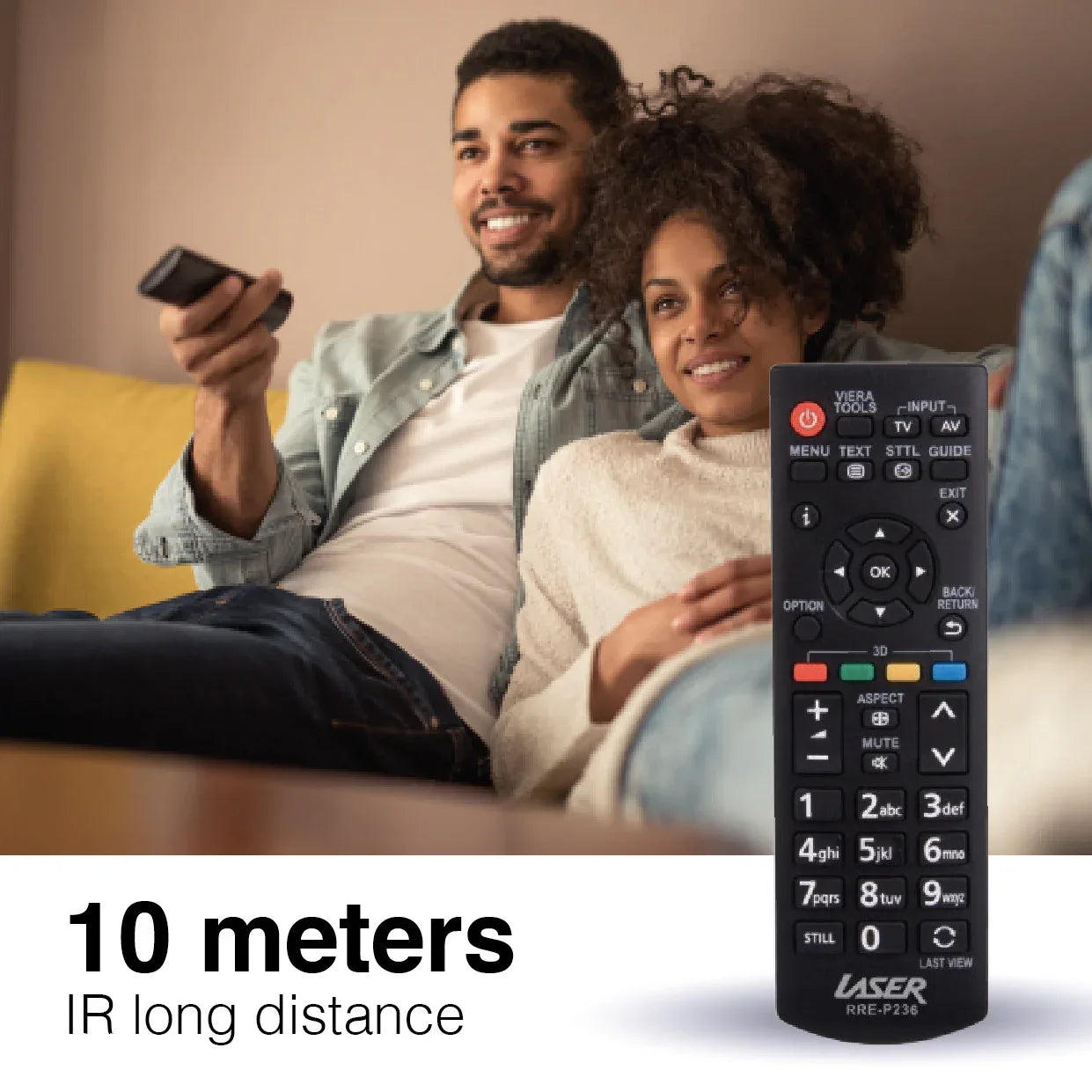 Laser Remote Control for Panasonic TV - Mekamart Australia
