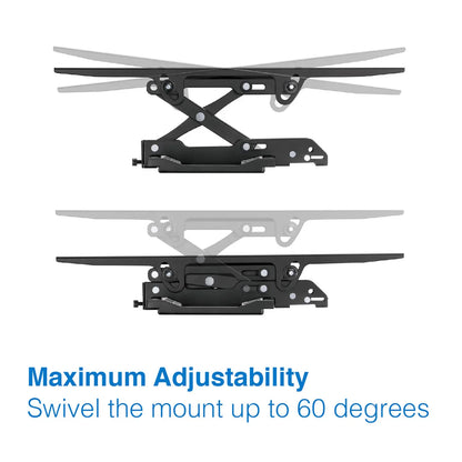 Laser TV Wall Mount with Extension Tilt for 37 inches - 80 inches Panels - Mekamart Australia