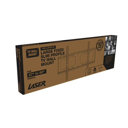 Laser Fixed Slim Profile TV Wall Mount - 37 to 80 Inch Panels - Mekamart Australia