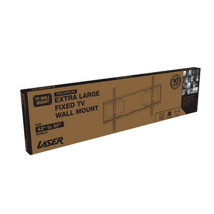 Extra Large Fixed TV Wall Mount 43 inches - 90 inches Panels - Mekamart Australia