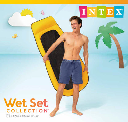 Intex Mesh Inflatable Pool Lounge - Great for Travel 58836