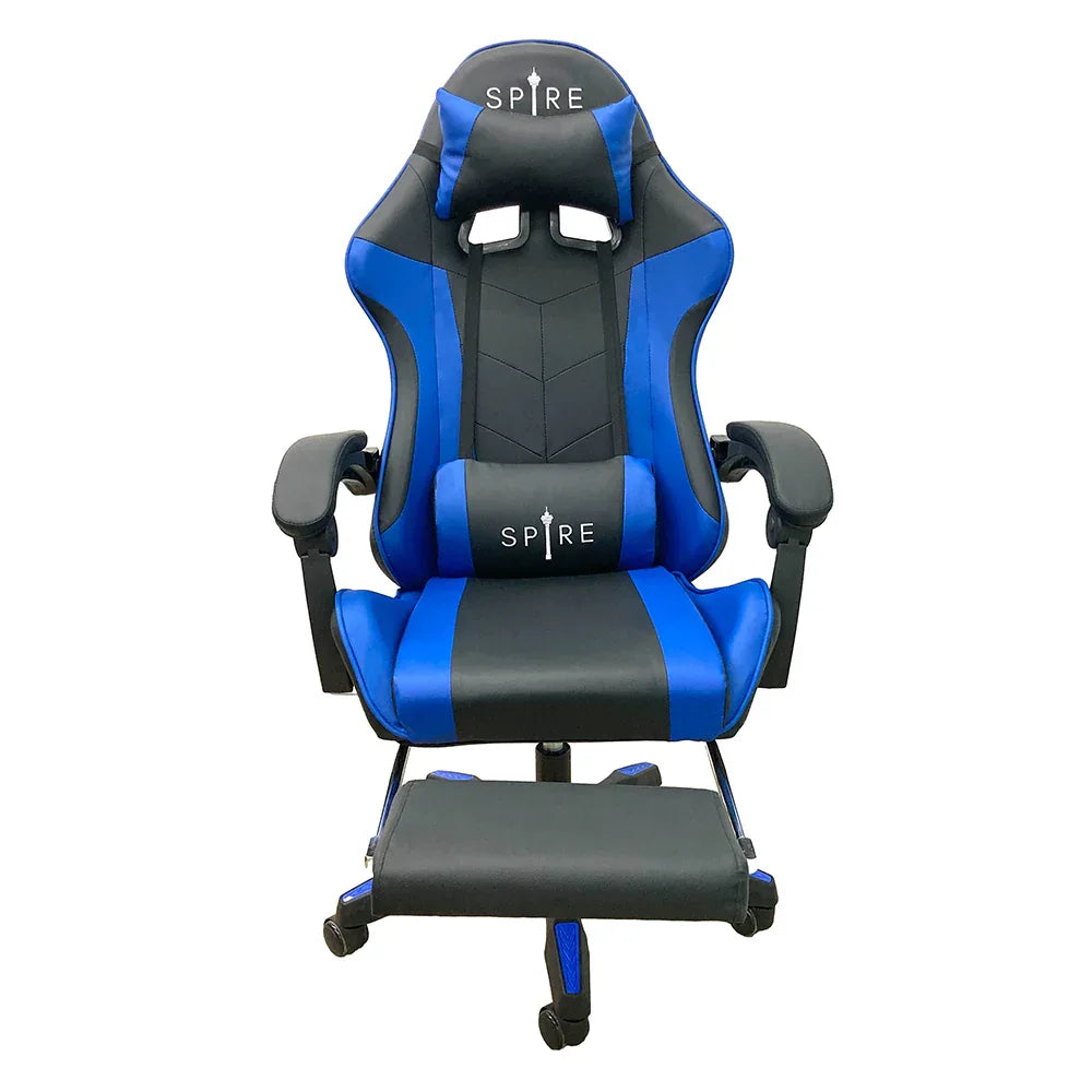 Spire Zinc Adjustable Gaming/Office Chair Blue And Black - 813F - Mekamart Australia