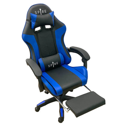 Spire Zinc Adjustable Gaming/Office Chair Blue And Black - 813F - Mekamart Australia