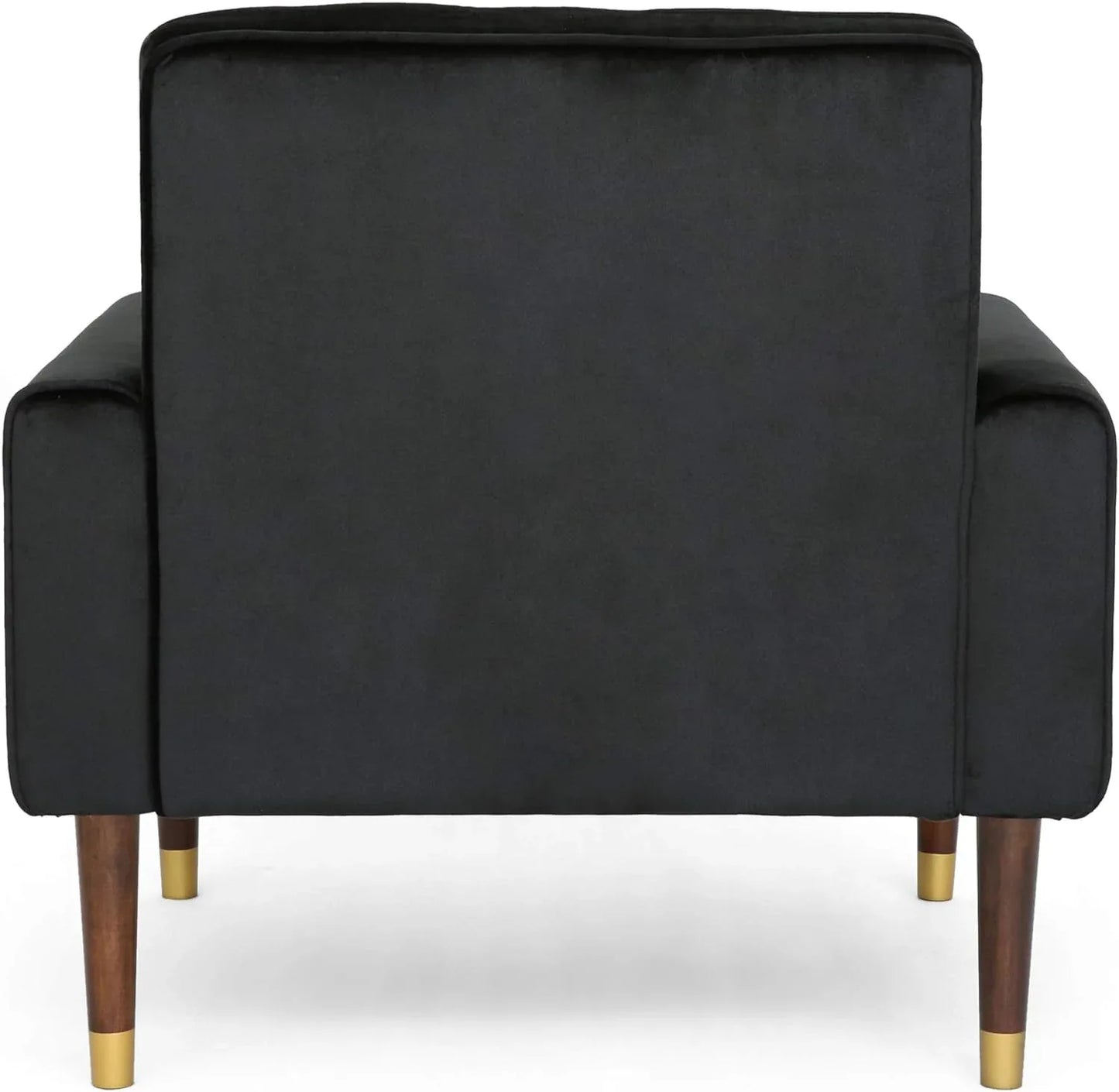 Lewisham Black Tufted Velvet Armchair - Mekamart Australia