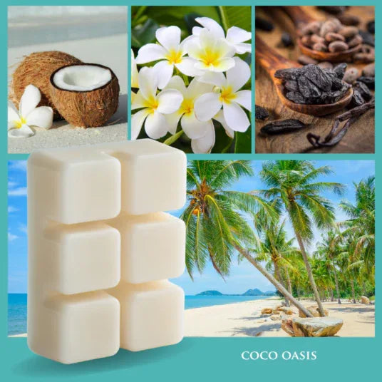 Coco Oasis Classic Wax Melts 2.5oz - Mekamart Australia