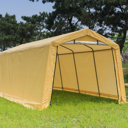 Samland Portable Carport Garage Shelter Canopy Single Size 10x20FT - Mekamart Australia