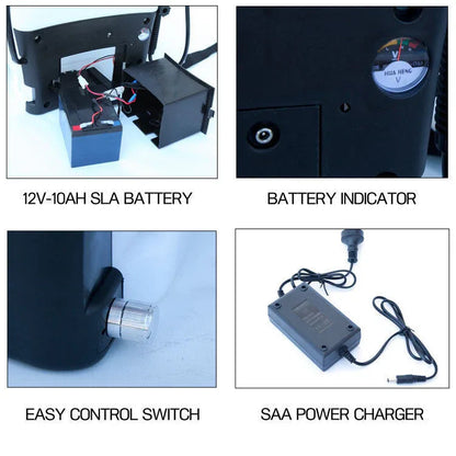 Samland Electric 12V Weed Sprayer & Pest Control Spray Pump Tank Knapsack Battery 16L - Mekamart Australia