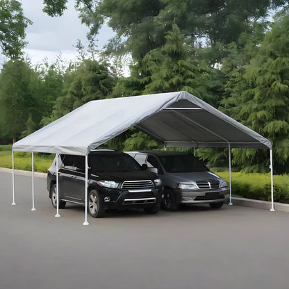 Samland Portable Carport Garage Shelter Canopy Double Size 18x20FT - Mekamart Australia