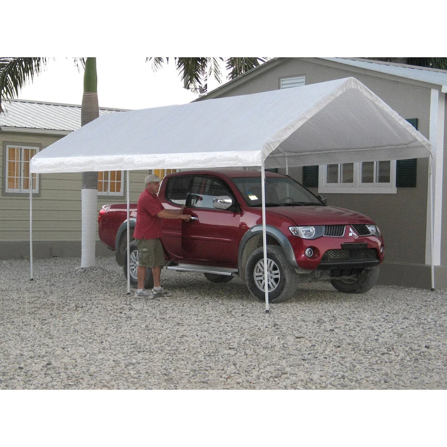 Samland Portable Carport Garage Shelter Canopy 10x20FT - Mekamart Australia