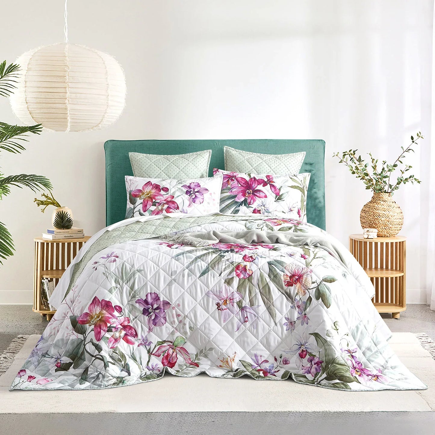 Kashmir Quilted Reversible Super King Coverlet Set by Renee Taylor - Mekamart Australia