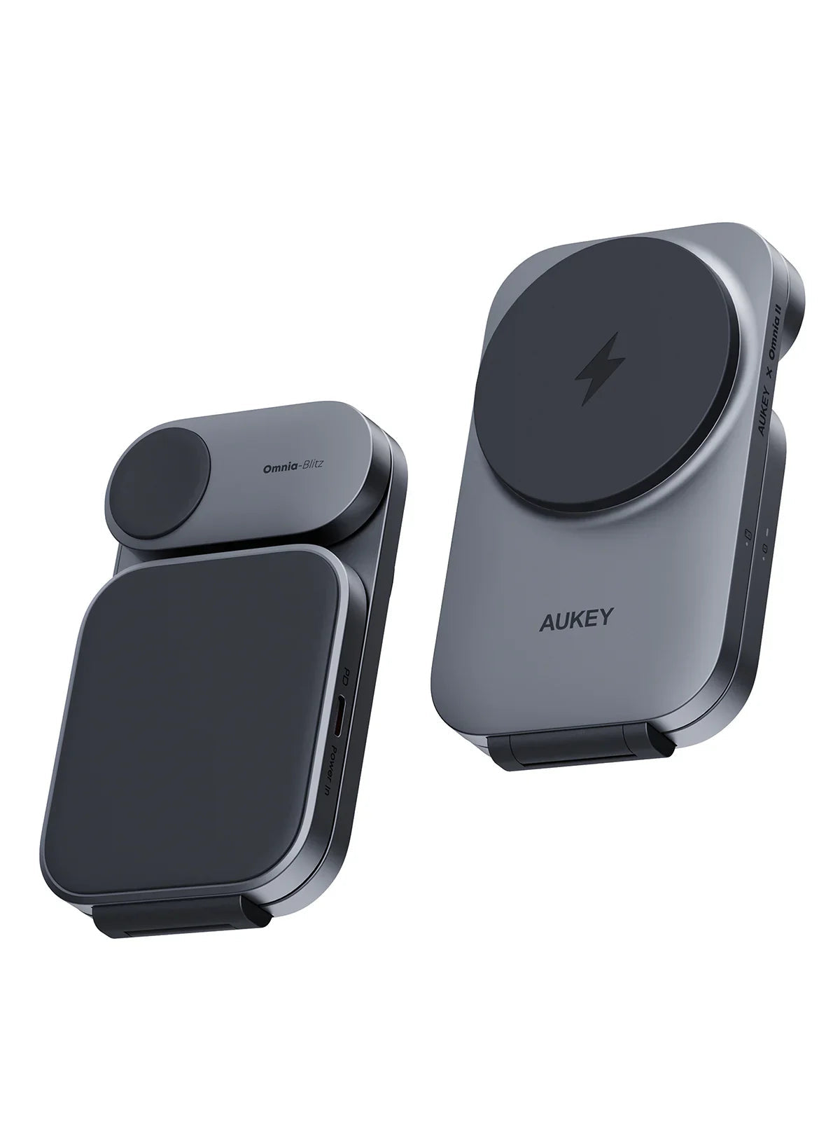 AUKEY LC-MC312 MagFusion Z Qi2 3-in-1 Foldable Magnetic Fast Wireless Charging Station