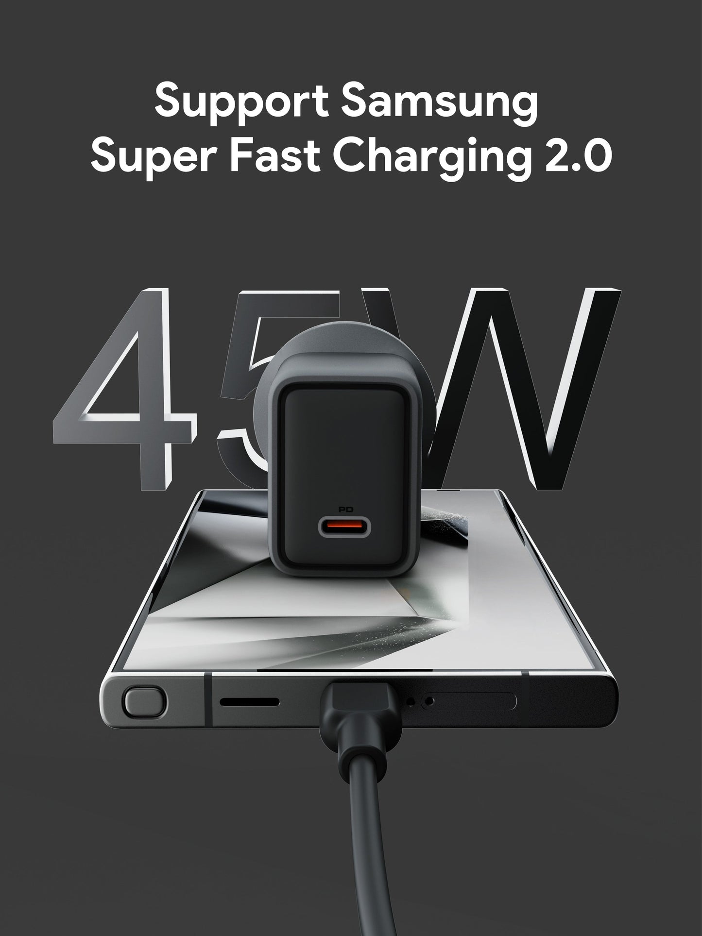 AUKEY PA-C2 Comet 45W PD Fast Wall Charger GaN USB-C