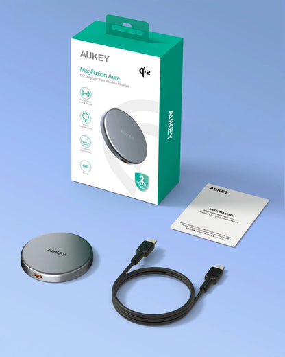 AUKEY LC-MC10 Magfusion Aura Wireless Charger 15W