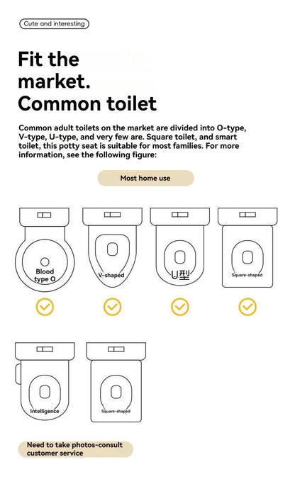 baby portable toilet seat, potty training, no installation, splash proof, hanging storage, travel potty seat, toddler toilet training seat - Camel - Size Soft cushion