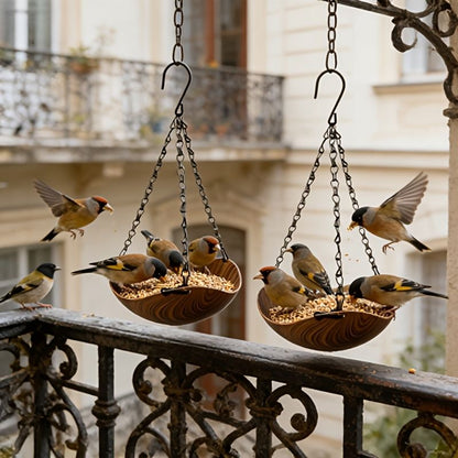 2pcs hanging bird feeder, bird water bowl, bird accessories, bird care, outdoor bird feeder, bird watching, Australian birds, bird feeding set
