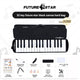 32-key melodica, student melodica, children melodica, beginner musical instrument, classroom instrument, melodica with blow-tube, melodica with mouthpiece, kids keyboard harmonica, school music supply, melodica for kids Australia - Black - Size 32