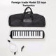 32-key melodica, 37-key melodica, student melodica, beginner melodica, musical instrument, music education, portable instrument, Australian students, classroom music - Black - Size 32