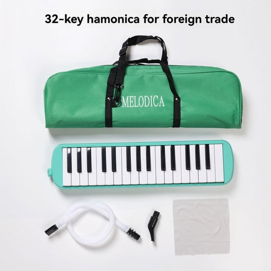 32-key melodica, 37-key melodica, student melodica, beginner melodica, musical instrument, music education, portable instrument, Australian students, classroom music - Red - Size 32