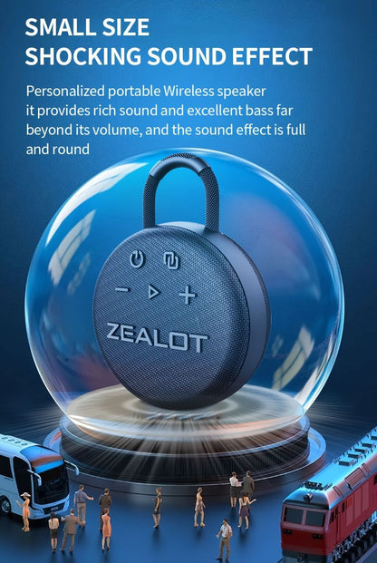 outdoor bluetooth speaker, portable speaker with subwoofer, IPX7 waterproof speaker, wireless dual speaker pairing, beach speaker, camping speaker, party speaker, Australian outdoor audio - Black - Size IPX7-rated waterproofing