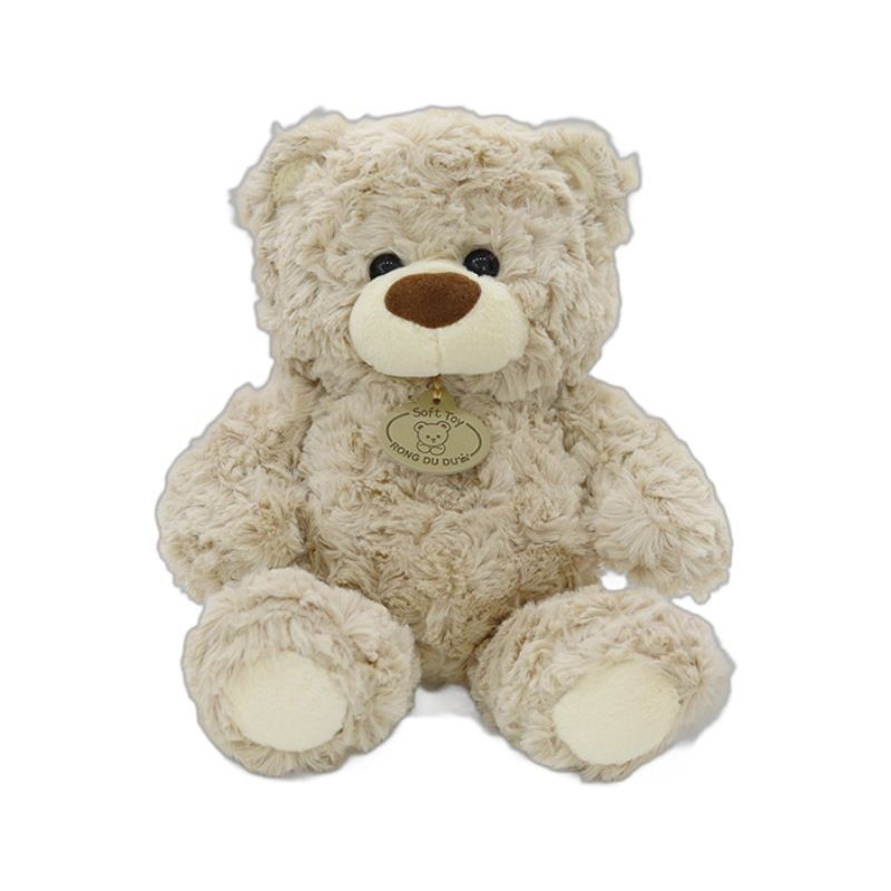 teddy bear, plush doll, soft toy, cuddly bear, boys birthday gift, claw machine prize, flower shop bear, huggable toy, beige teddy, brown teddy, stuffed animal, Australian toy - Dark Brown - Size 25CM
