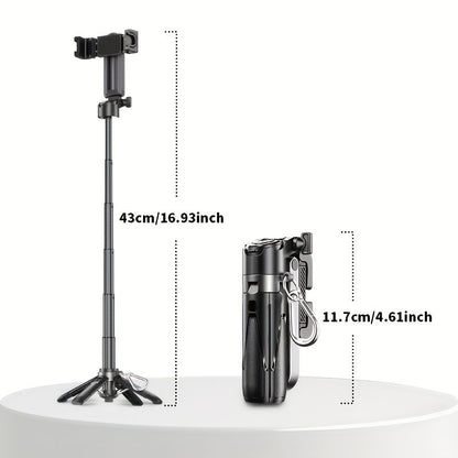 Black Blue mini selfie stick, Bluetooth selfie stick, extendable selfie stick, portable selfie stick, high-quality selfie stick, selfie stick Australia, wireless selfie stick, compact selfie stick, travel selfie stick, hands-free selfie stick